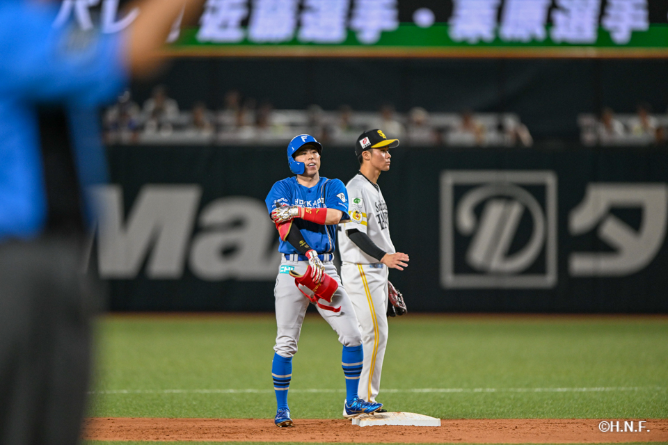9回表、五十幡選手