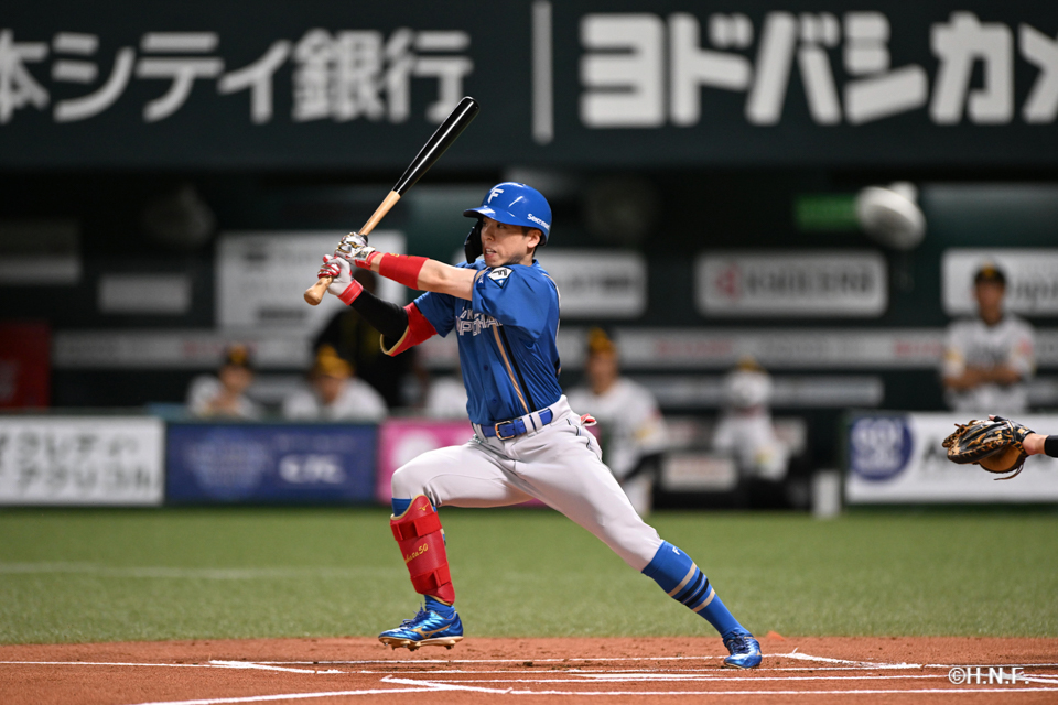 1回表、五十幡選手01