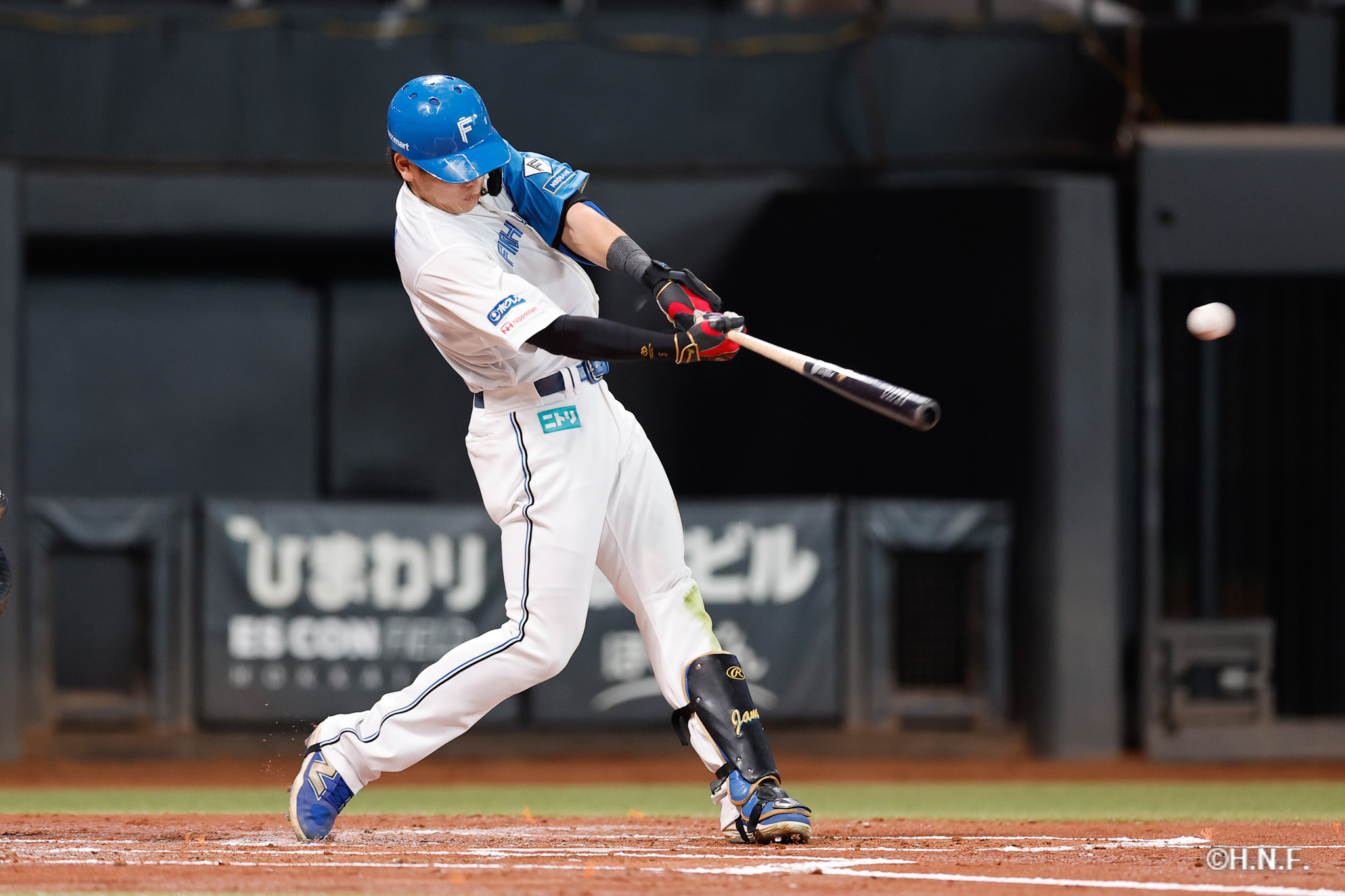 2回裏、野村選手