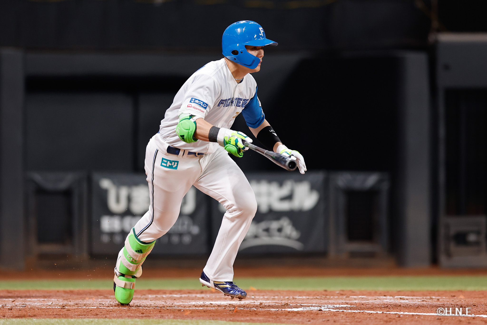 4回裏、清宮選手01