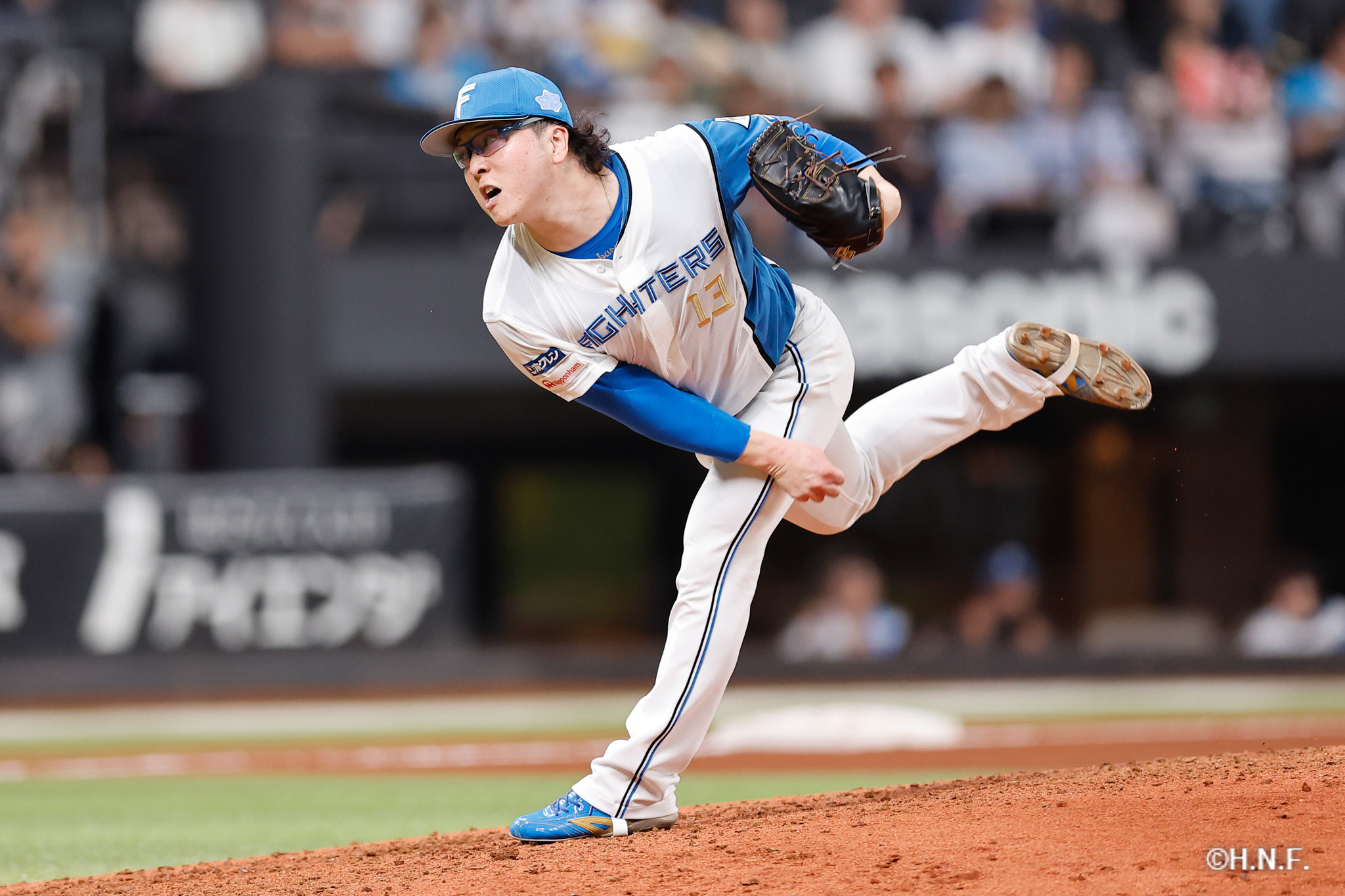 8回表、生田目投手01