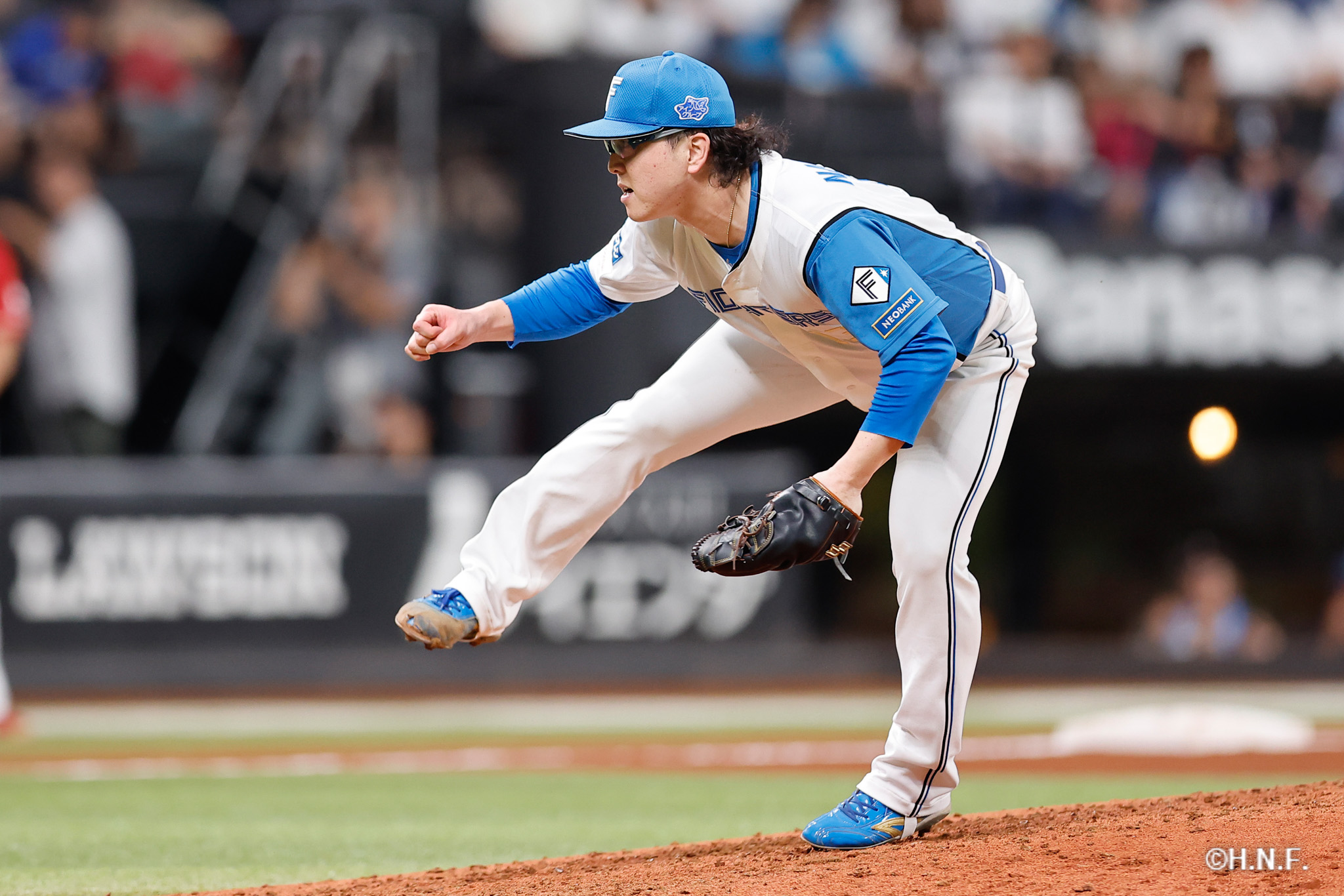 8回表、生田目投手02