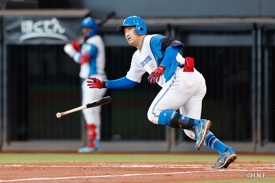 2回裏、有薗選手