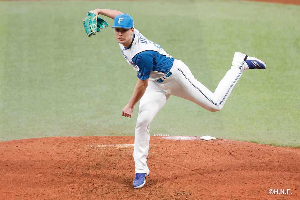 7回表、上原投手02