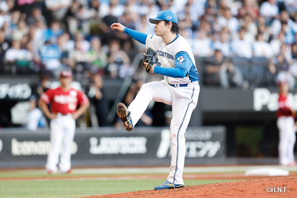先発の有原投手07