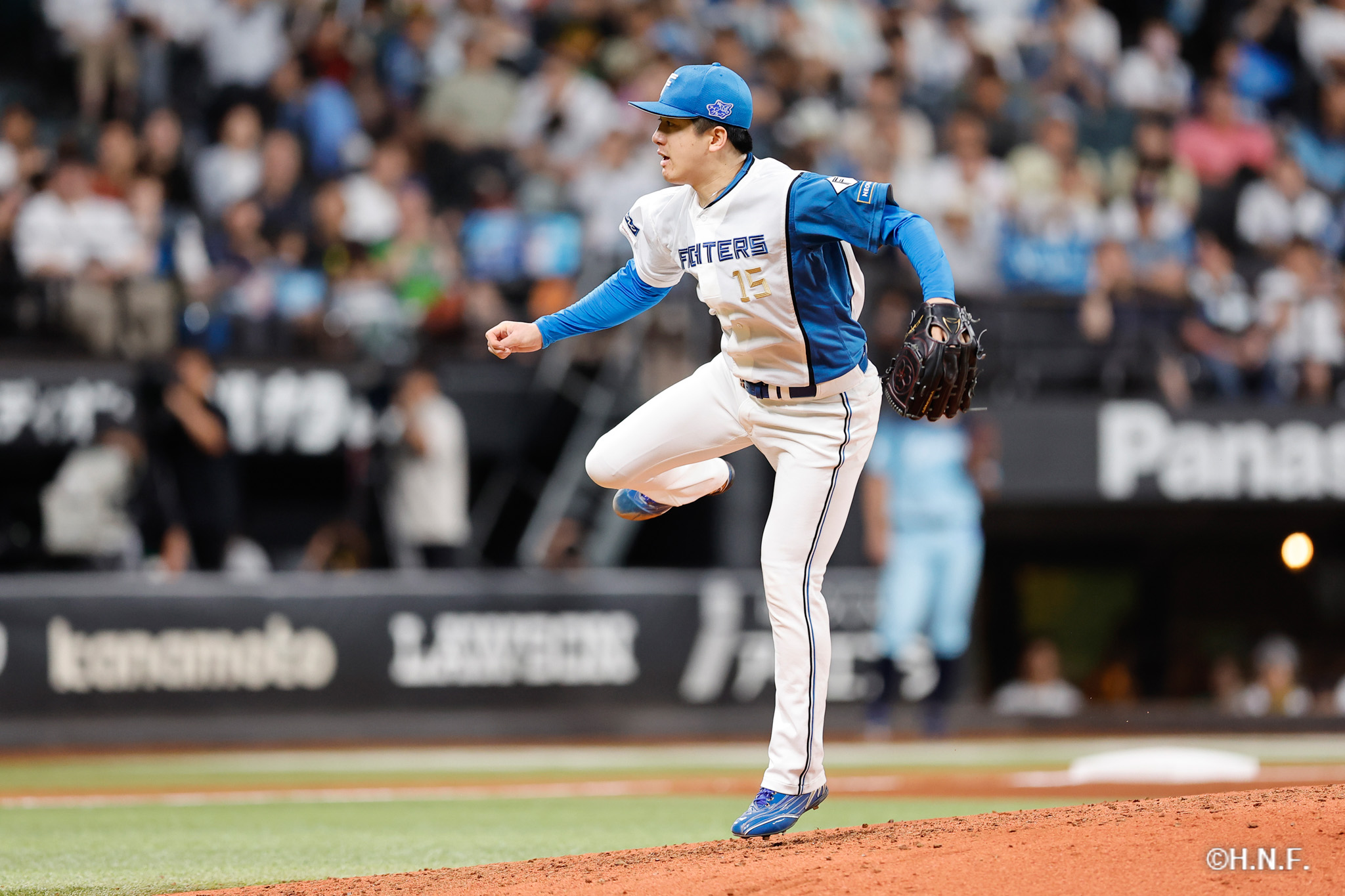 先発の北山投手11