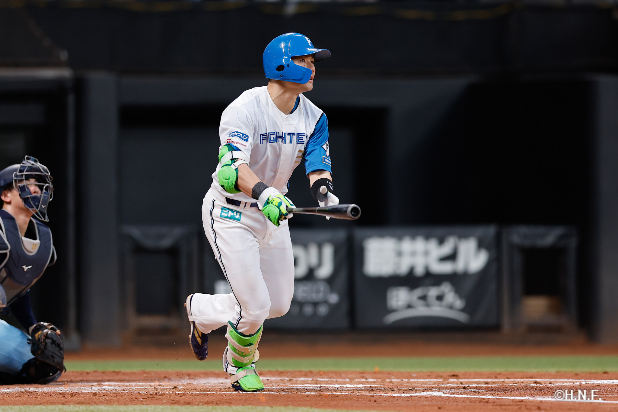 3回裏、清宮選手01