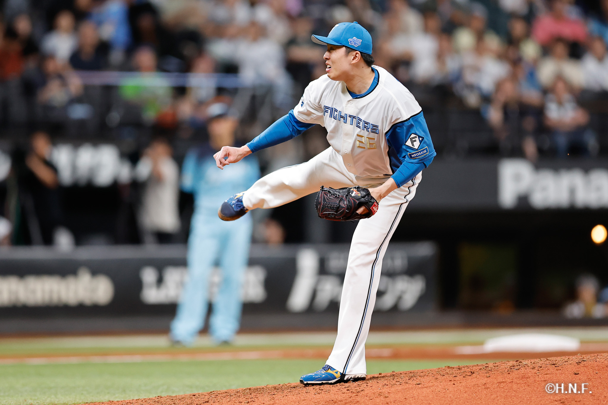7回表、田中正義投手