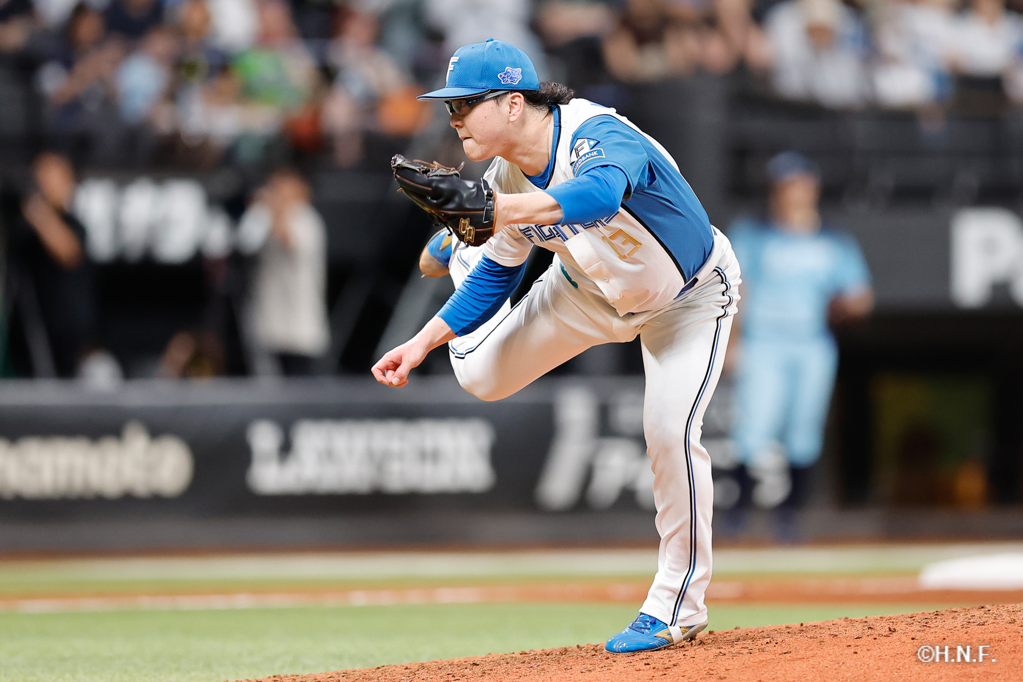 7回表、生田目投手01