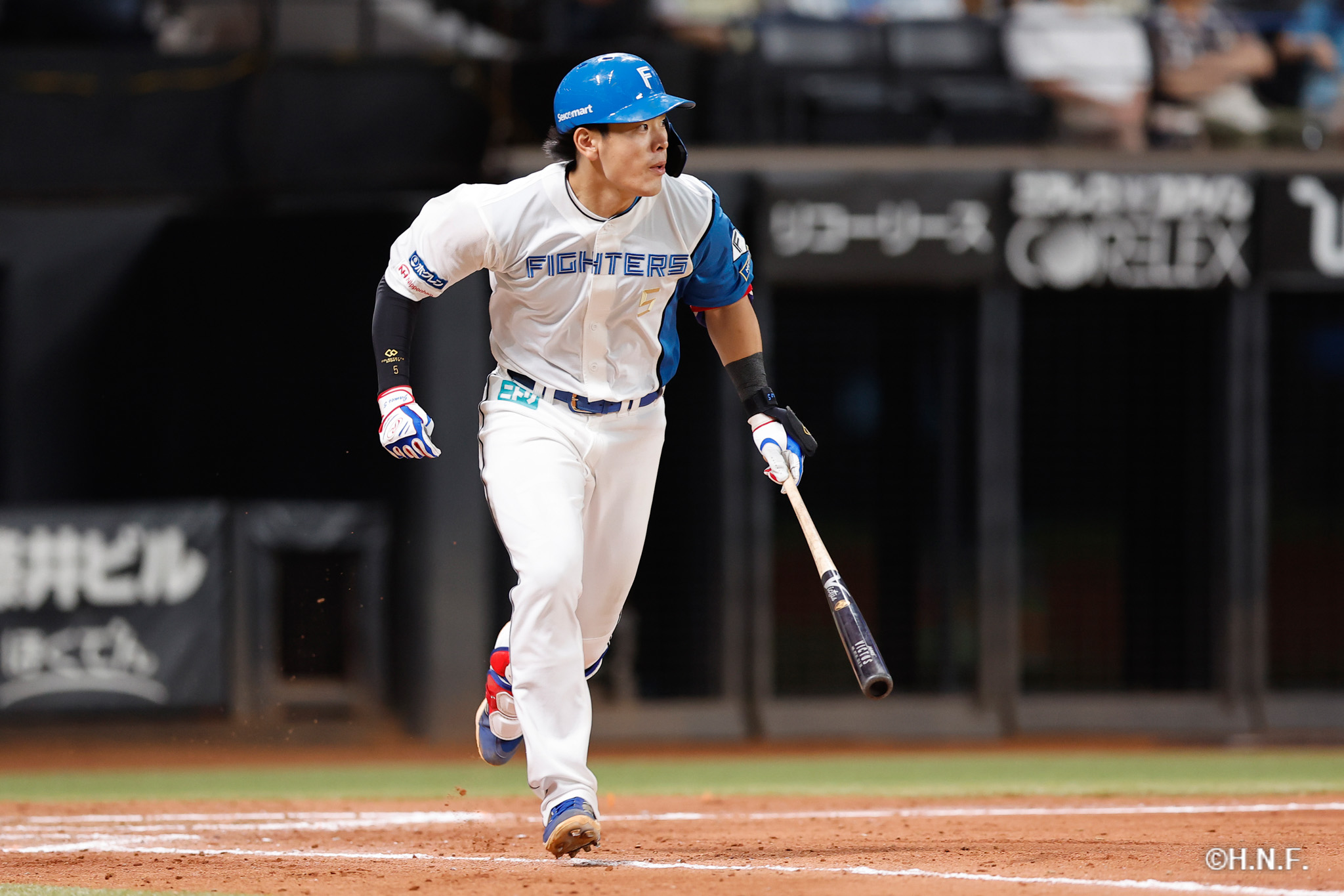 7回裏、野村選手