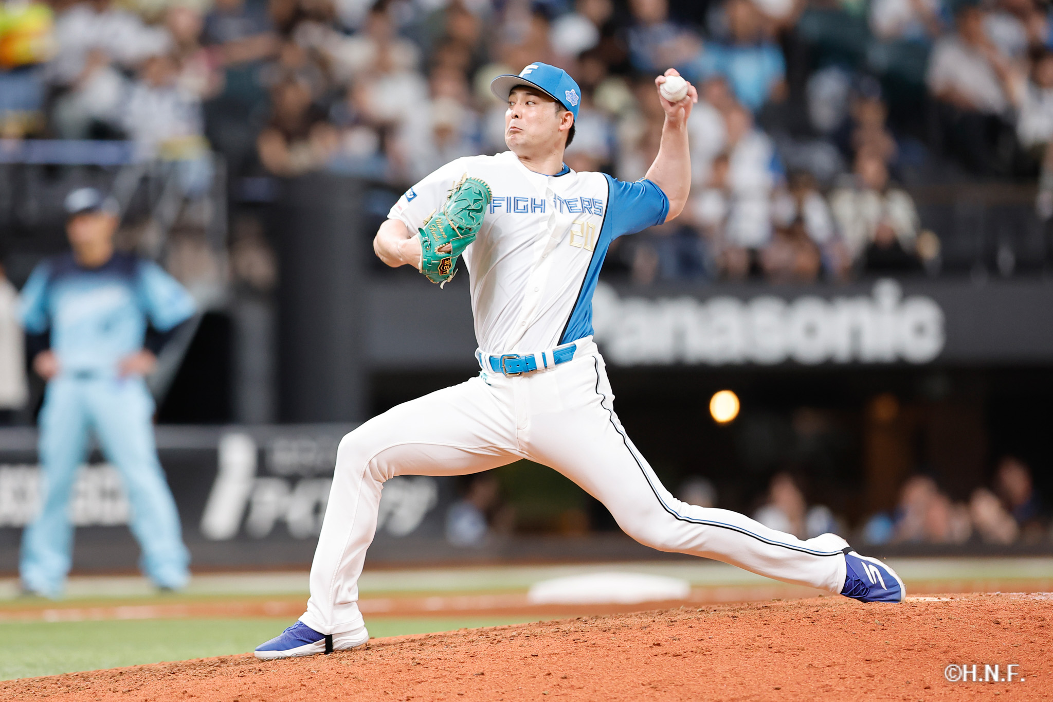 9回表、上原投手