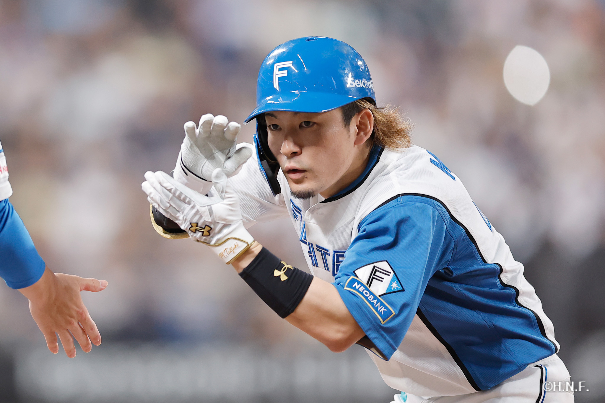 7回裏、水野選手