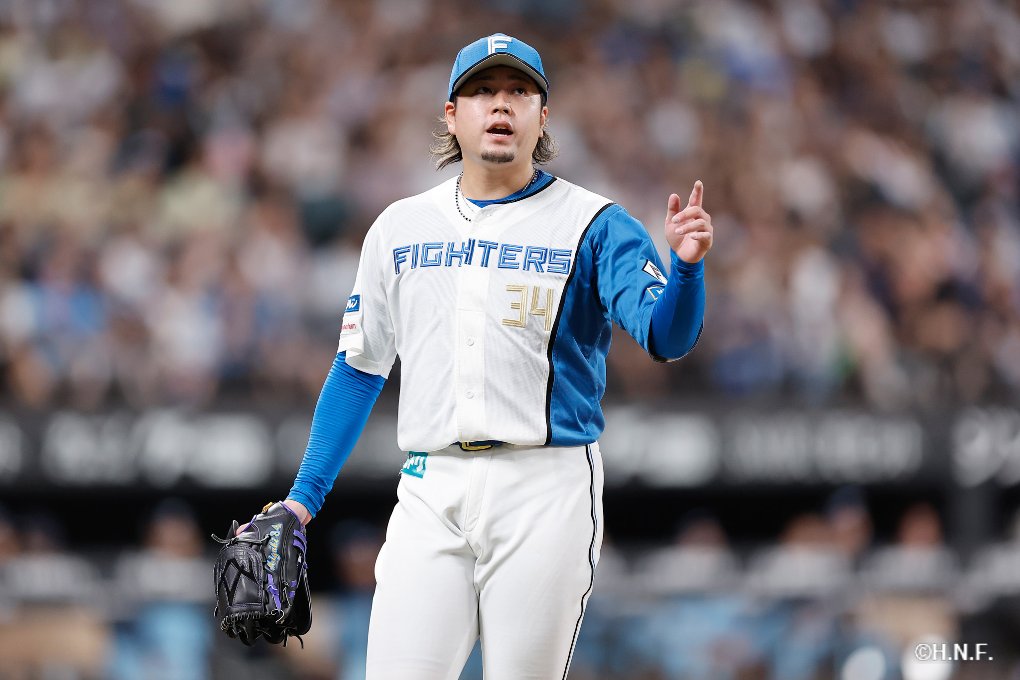 8回表、堀投手02