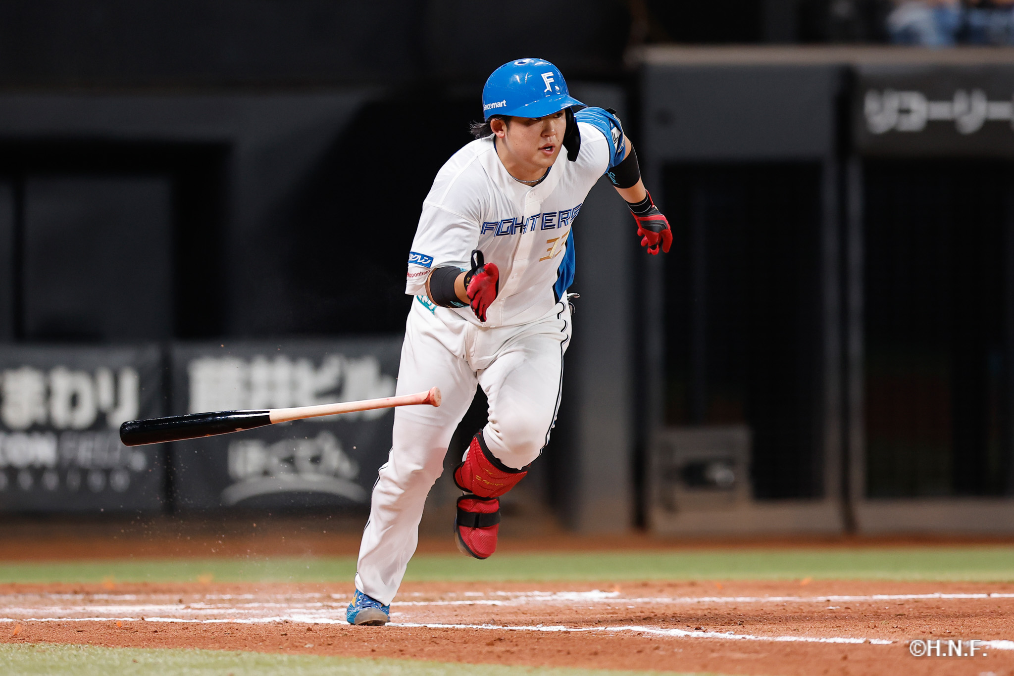 8回裏、進藤選手