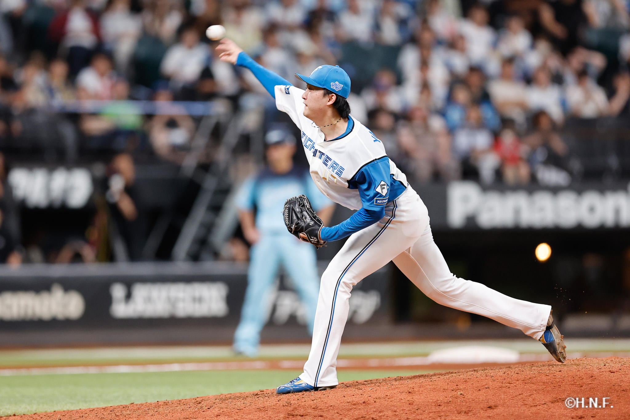 9回表、柳川投手01
