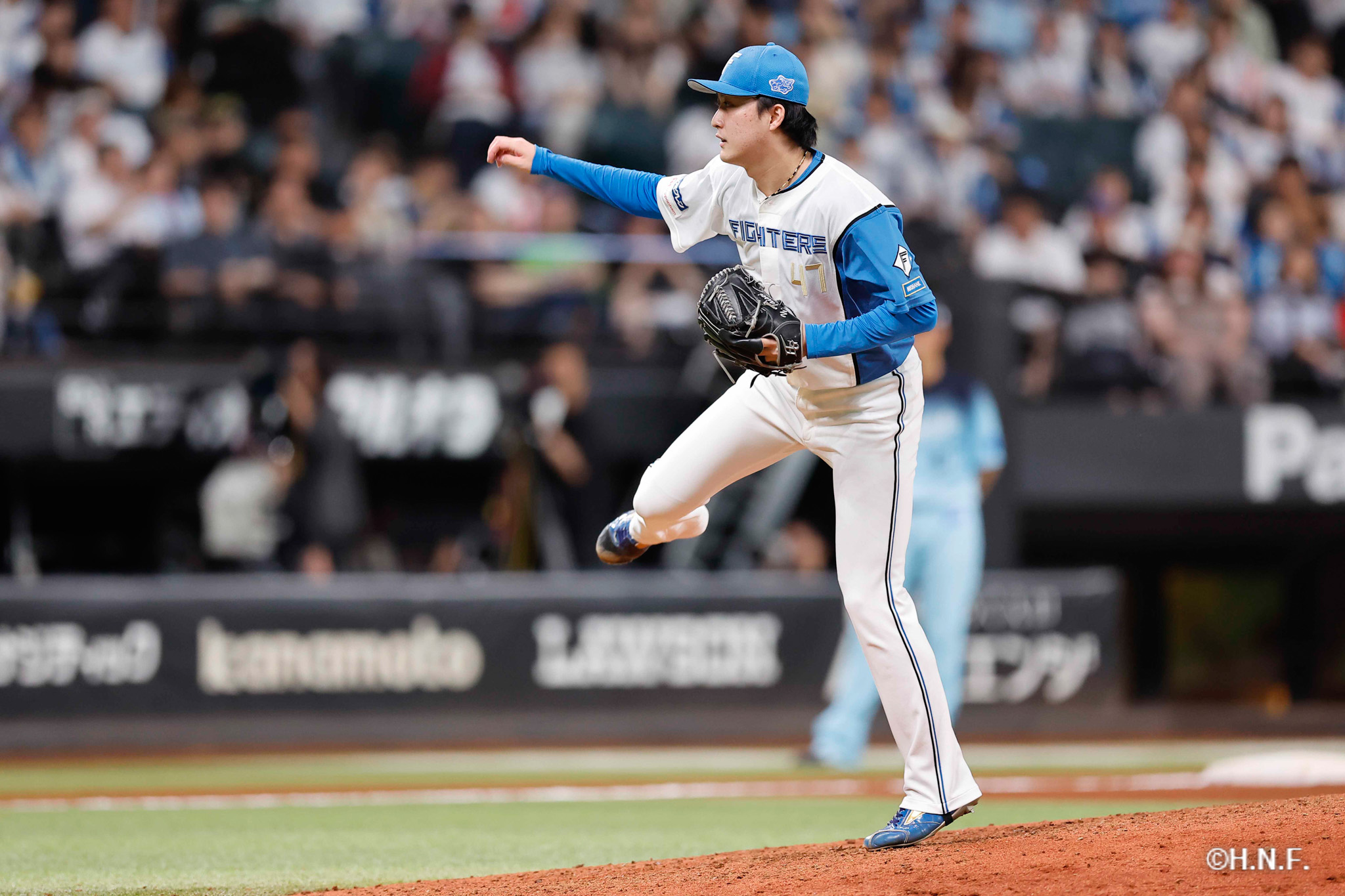 9回表、柳川投手02