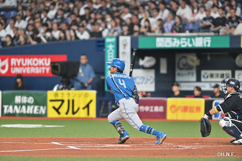 2回表、上川畑選手01