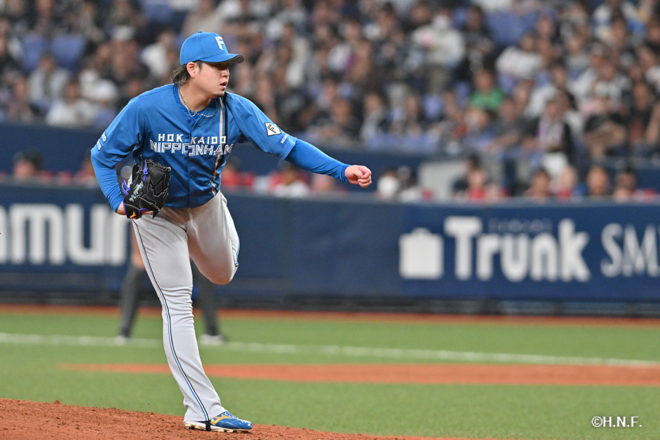 8回裏、堀投手
