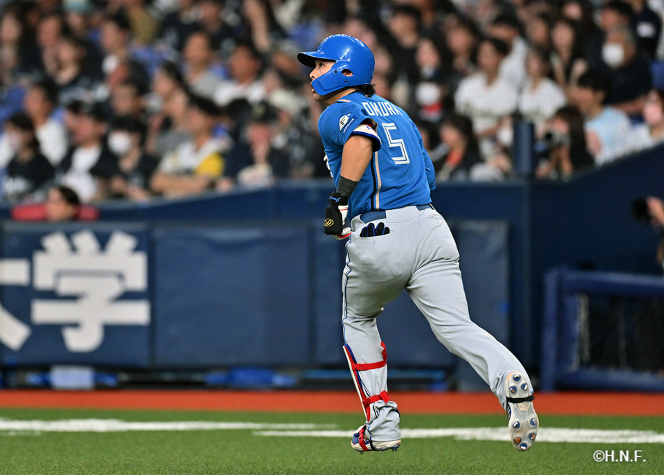6回表、野村選手01