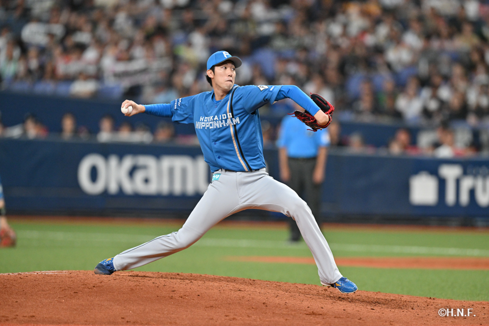6回裏、福島投手