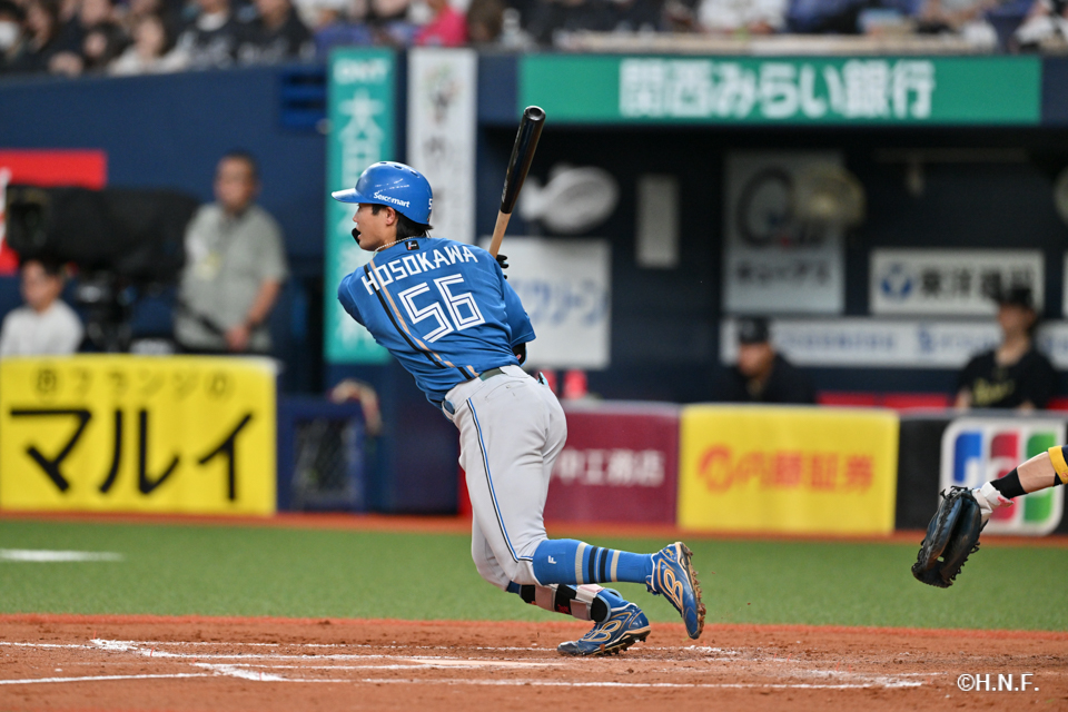 8回表、細川選手