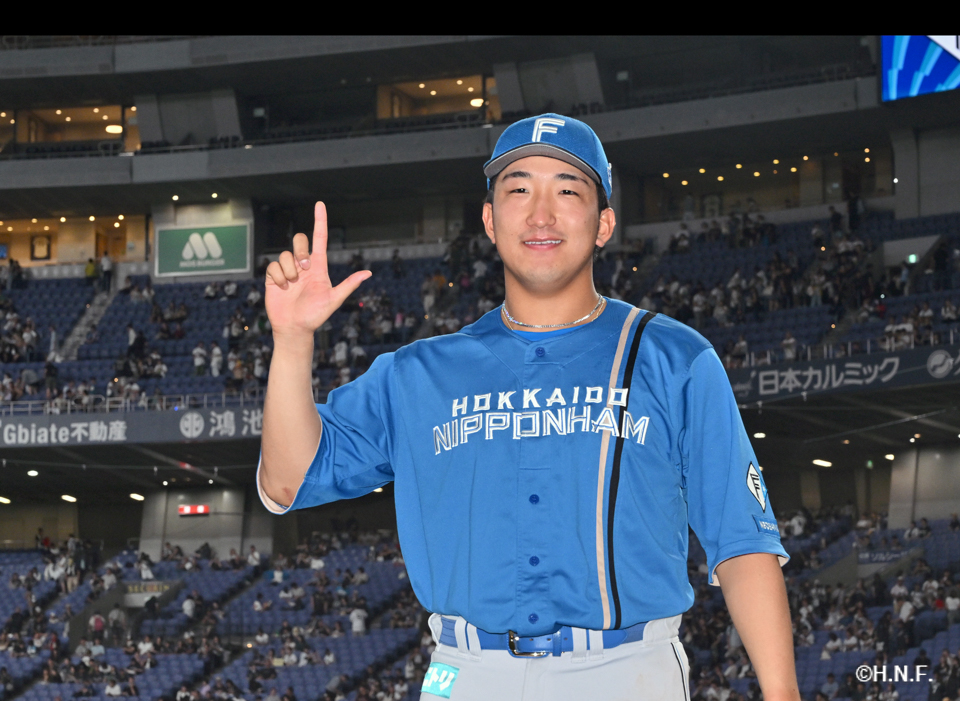 ヒーローの有薗選手