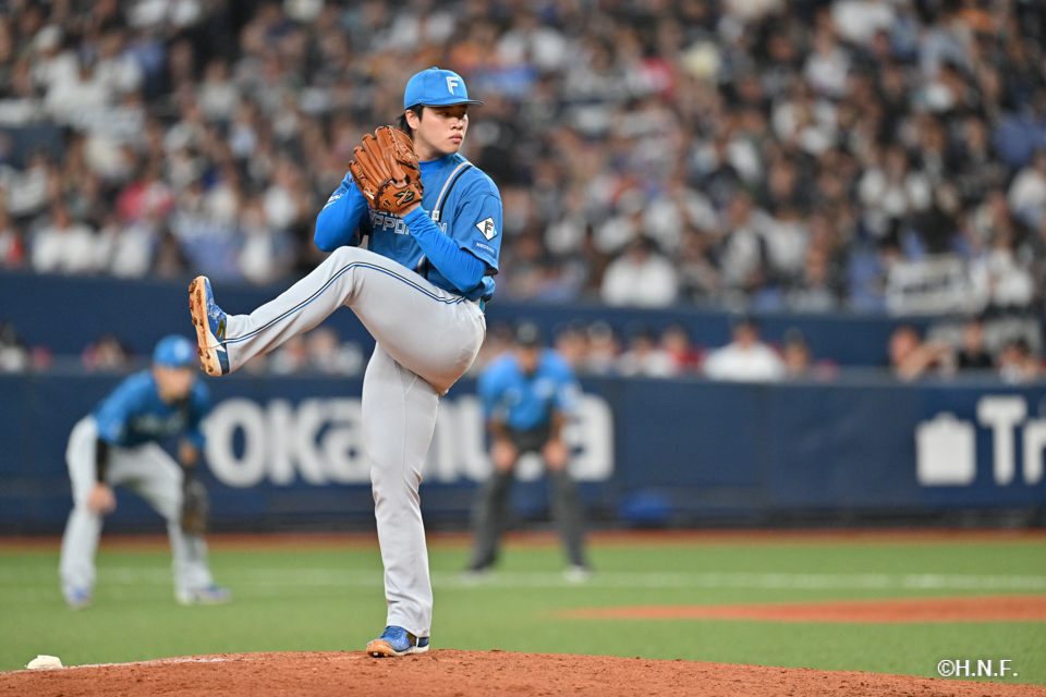 7回裏、孫投手02