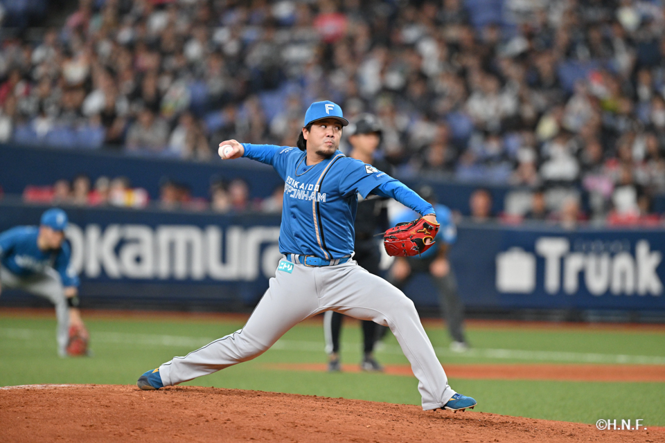 8回裏、金村投手