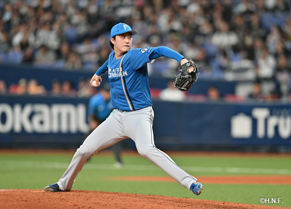 9回裏、柳川投手02