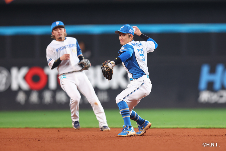 8回表、奈良間選手