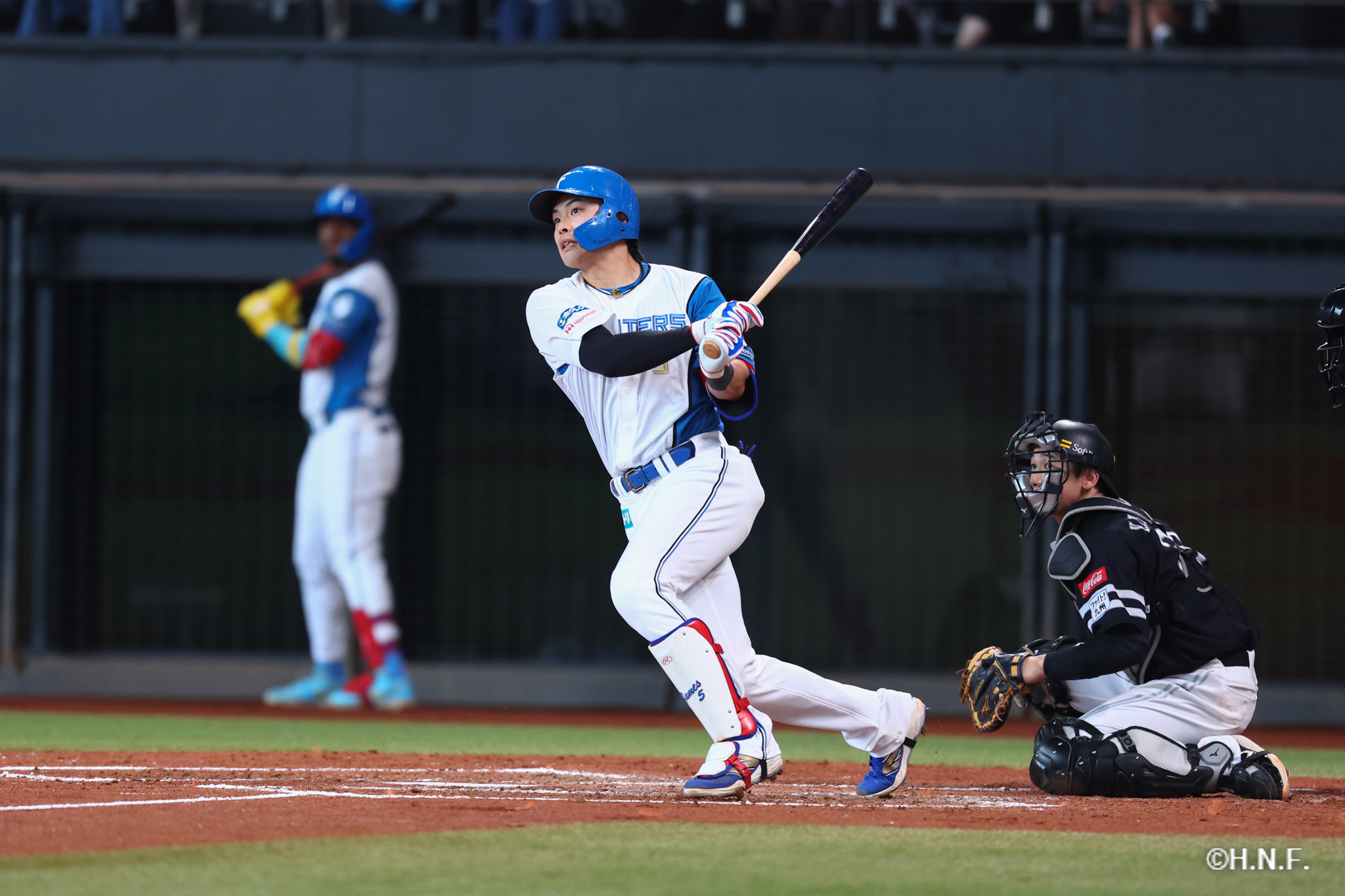 3回裏、野村選手01