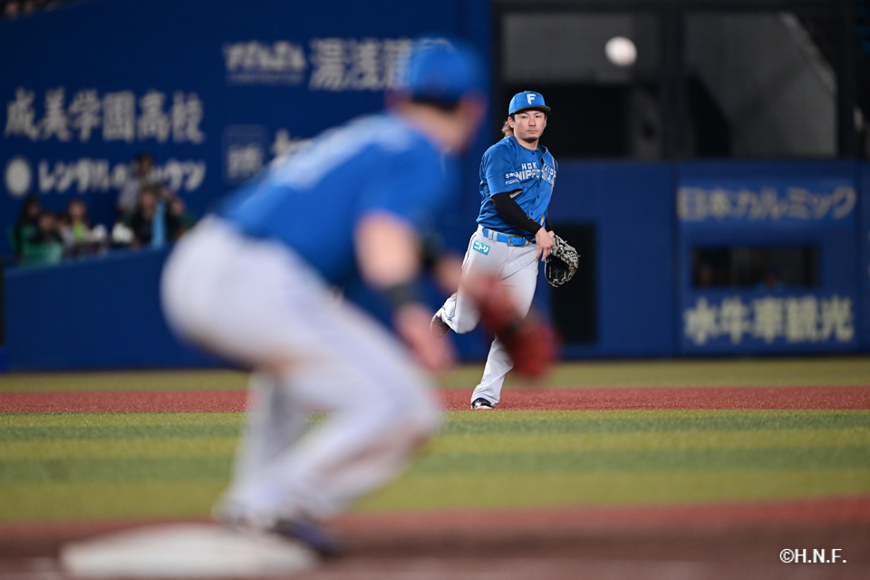 4回裏、水野選手