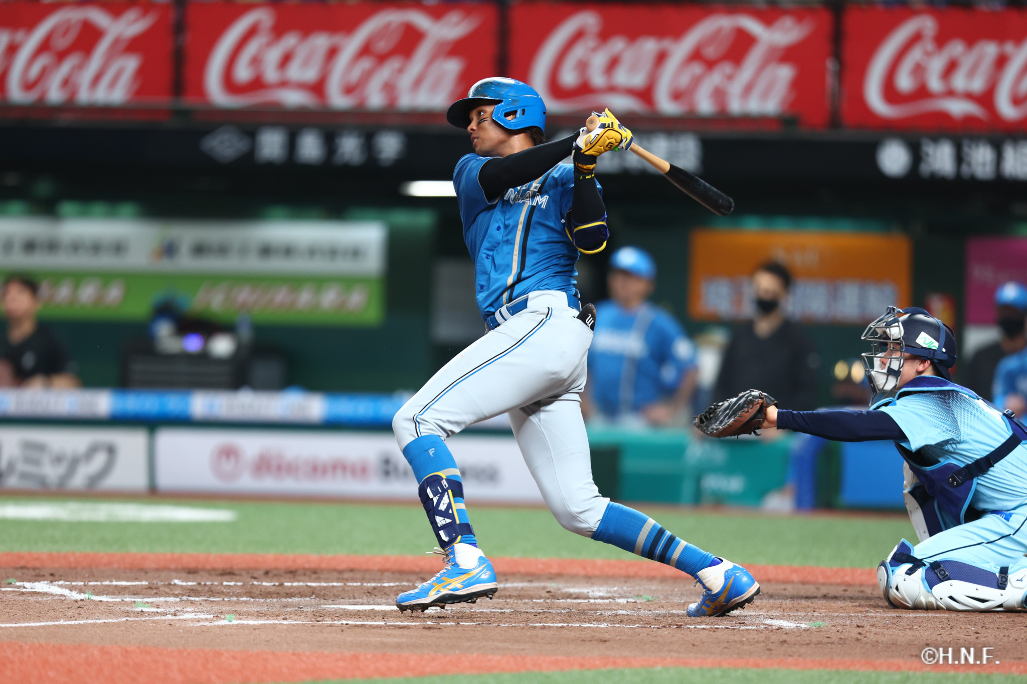 7回表、水谷選手