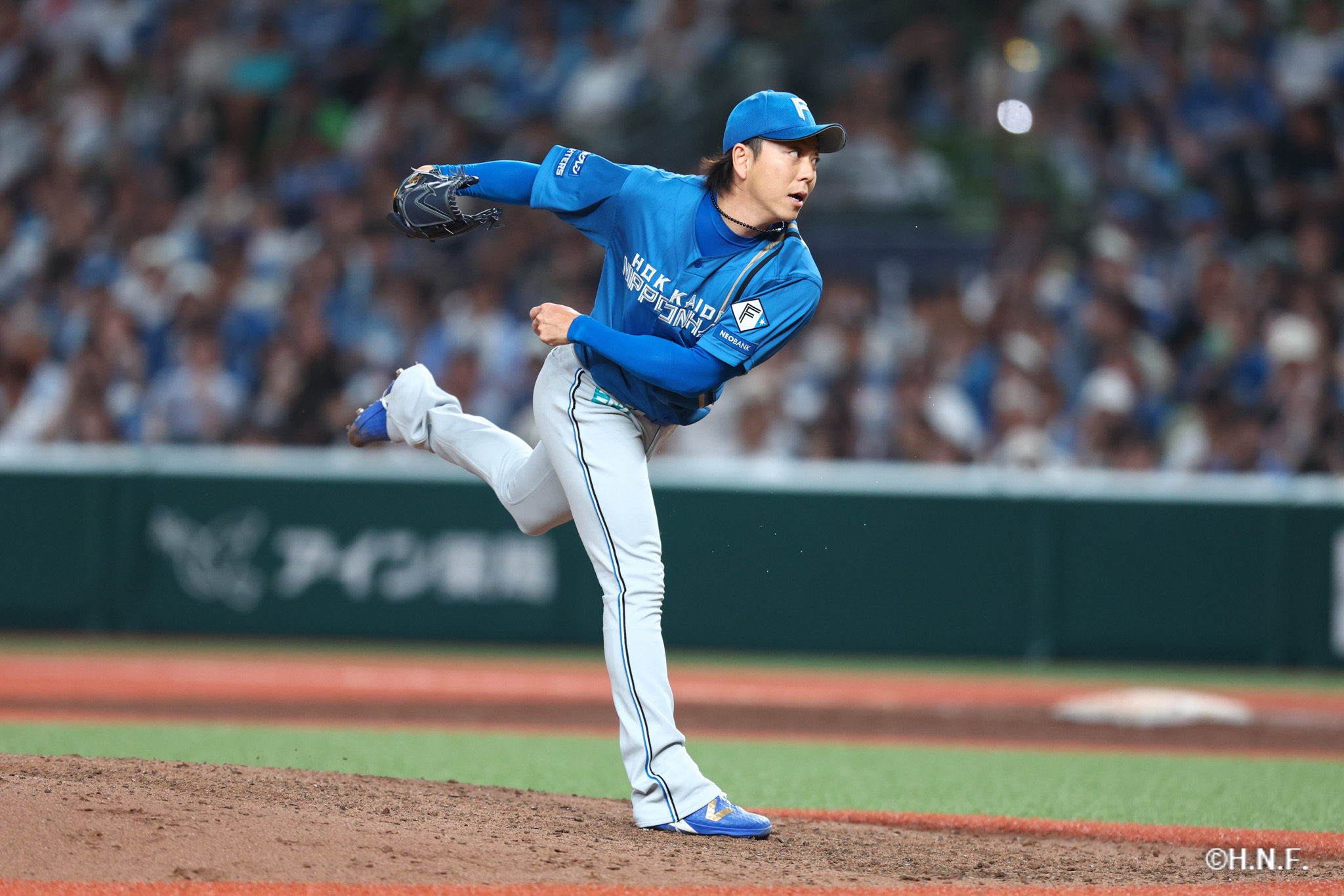 7回裏、宮西投手