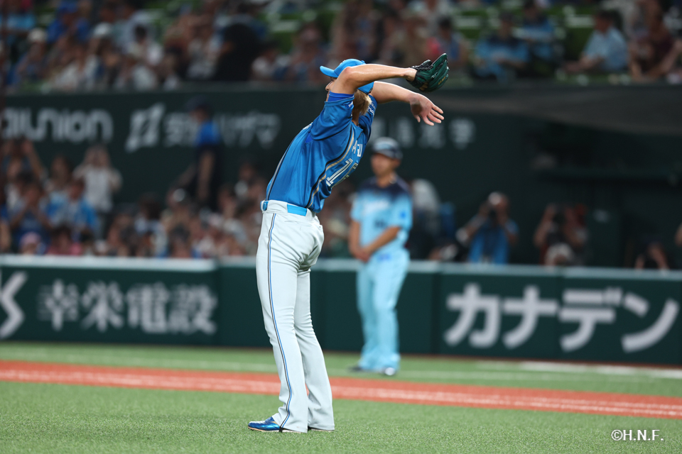 先発の達投手04