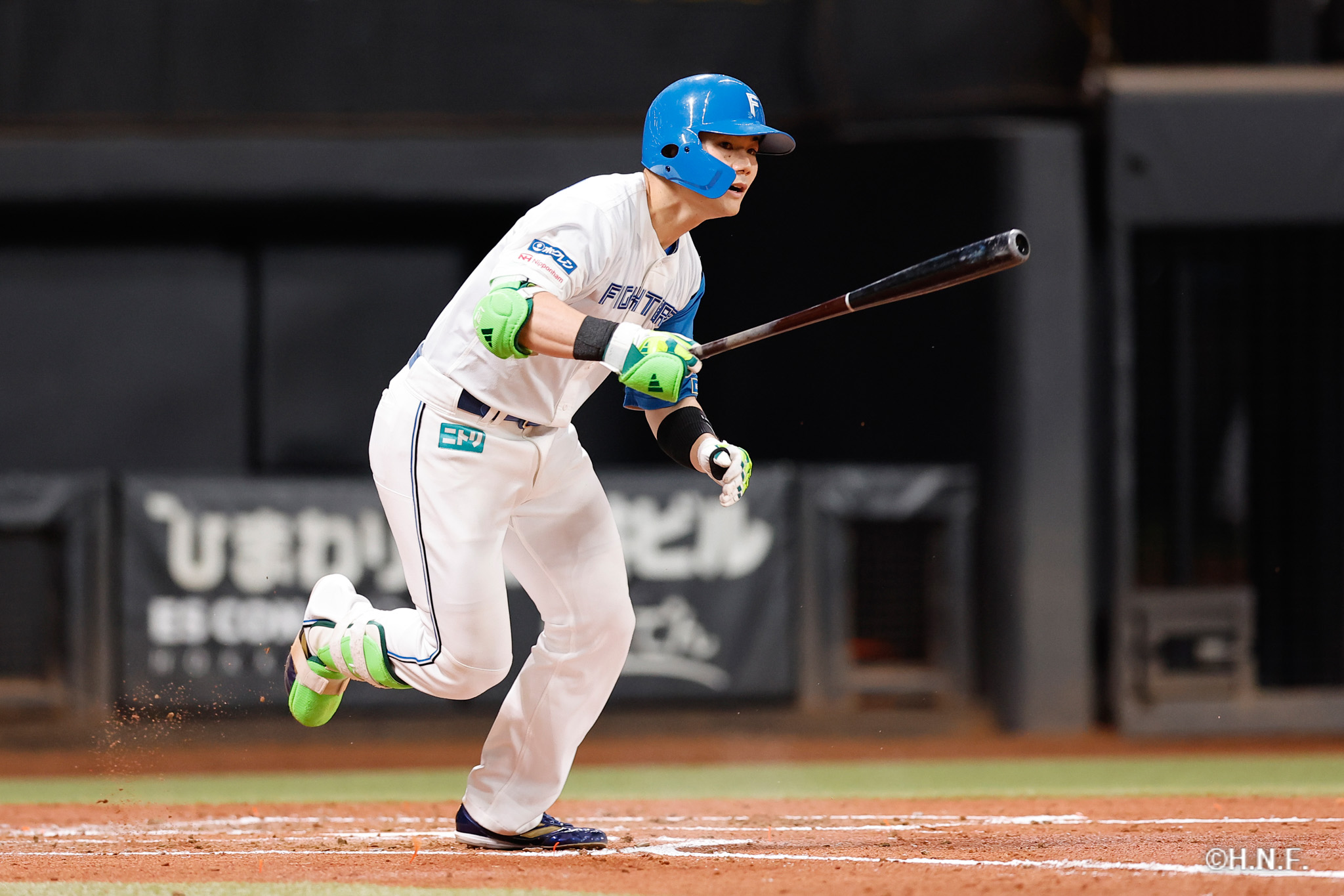 3回裏、清宮選手01