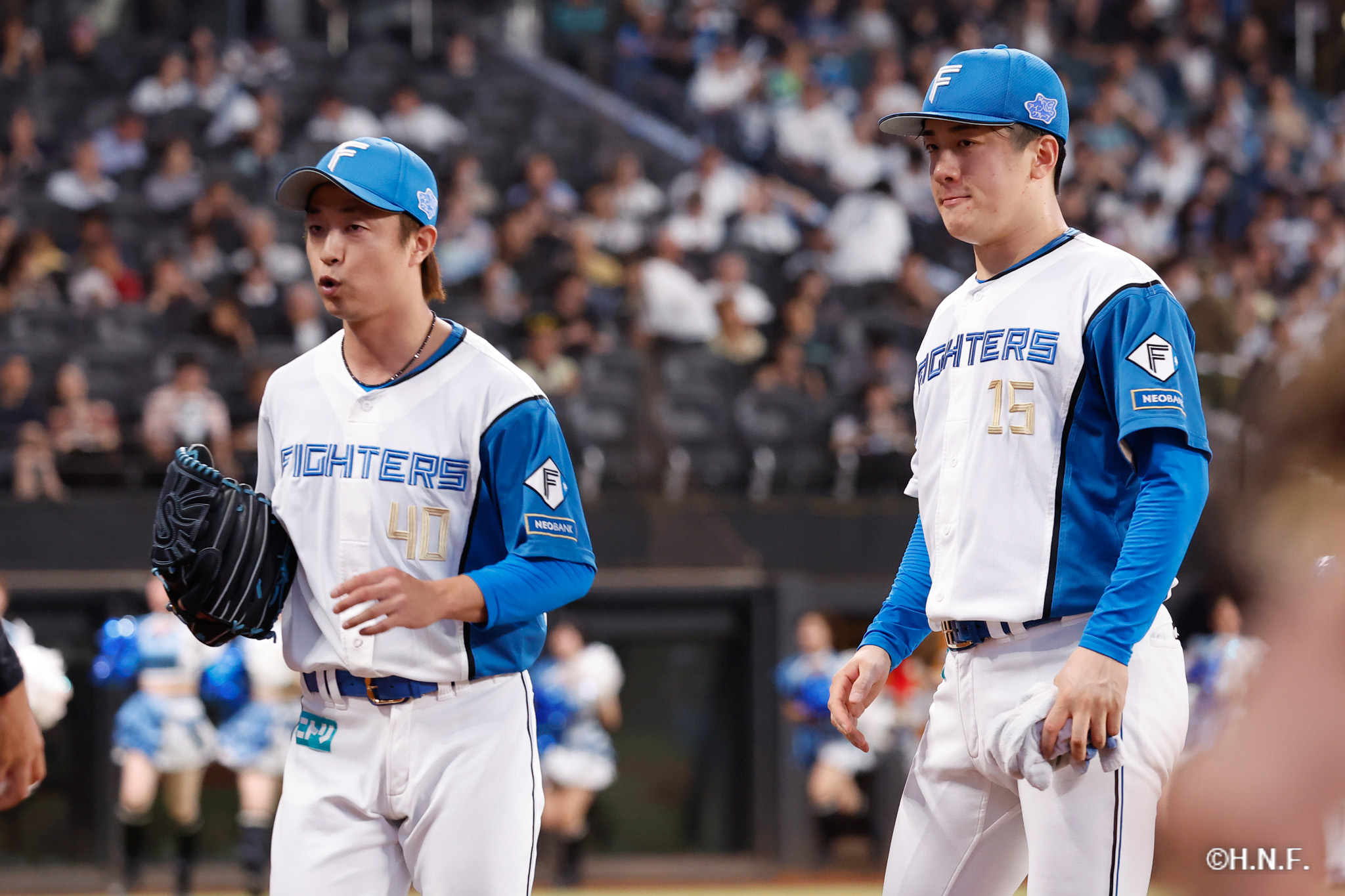 7回表、島本投手と北山投手02