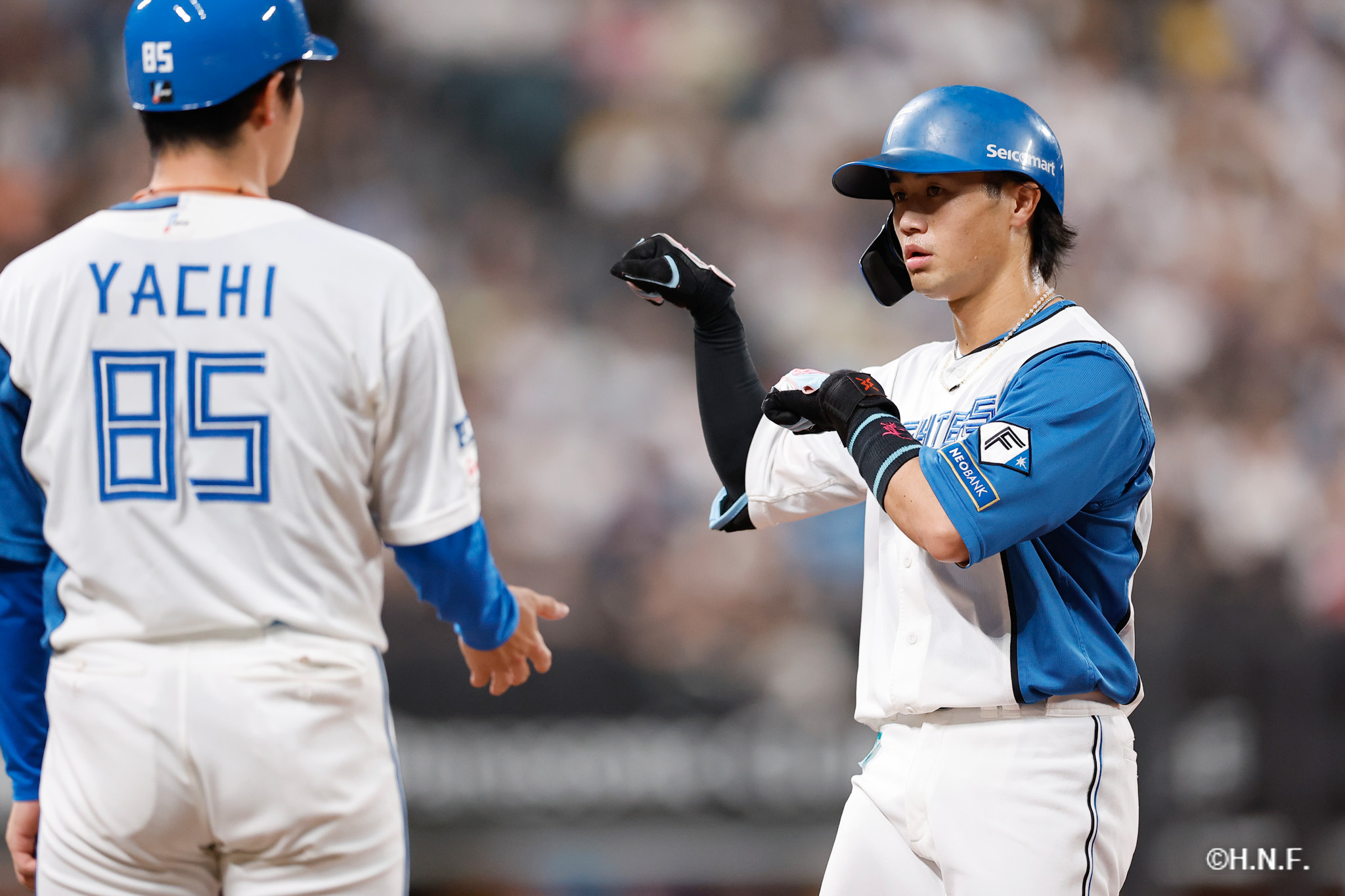 8回裏、細川選手02