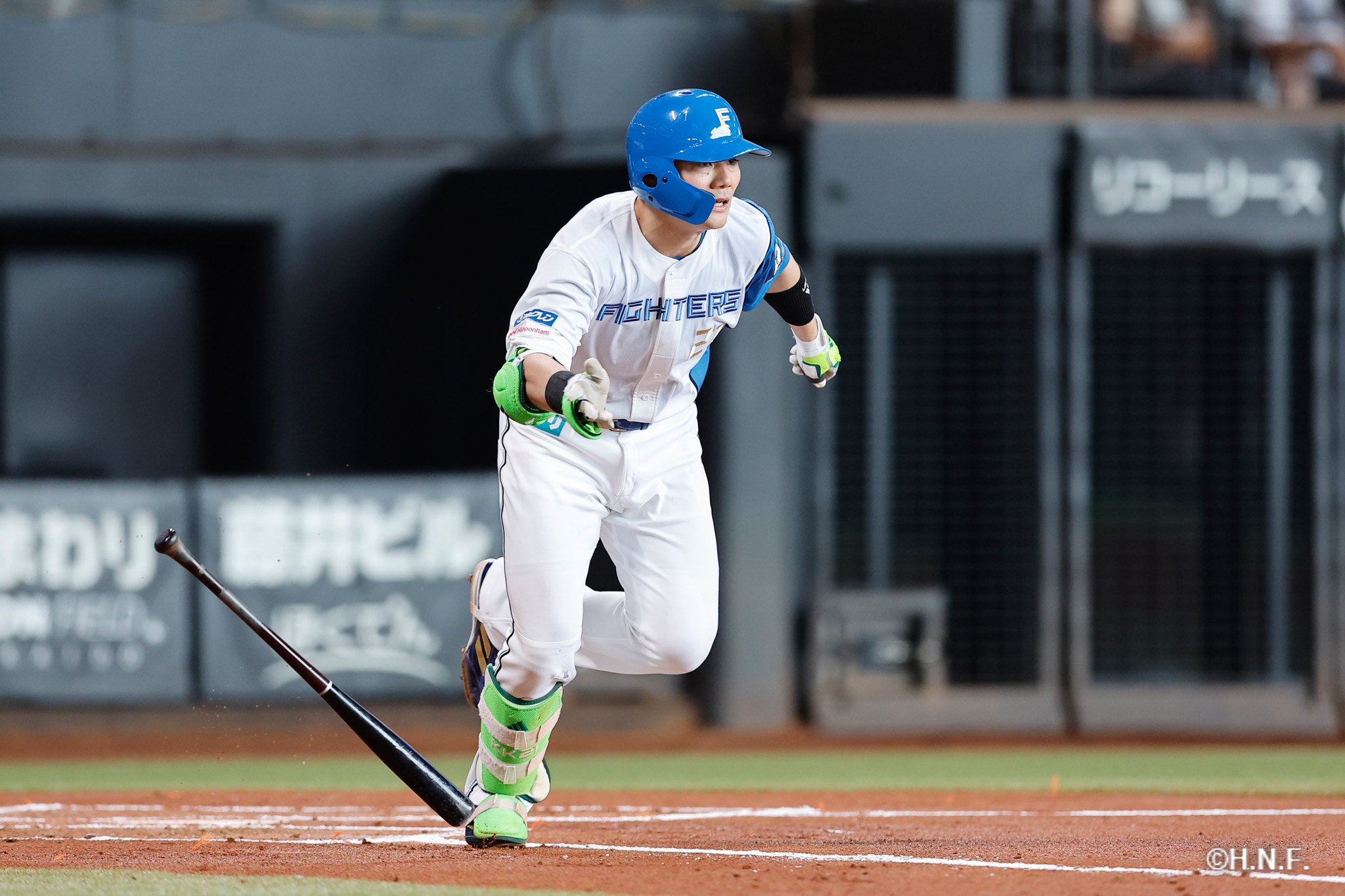1回裏、清宮選手