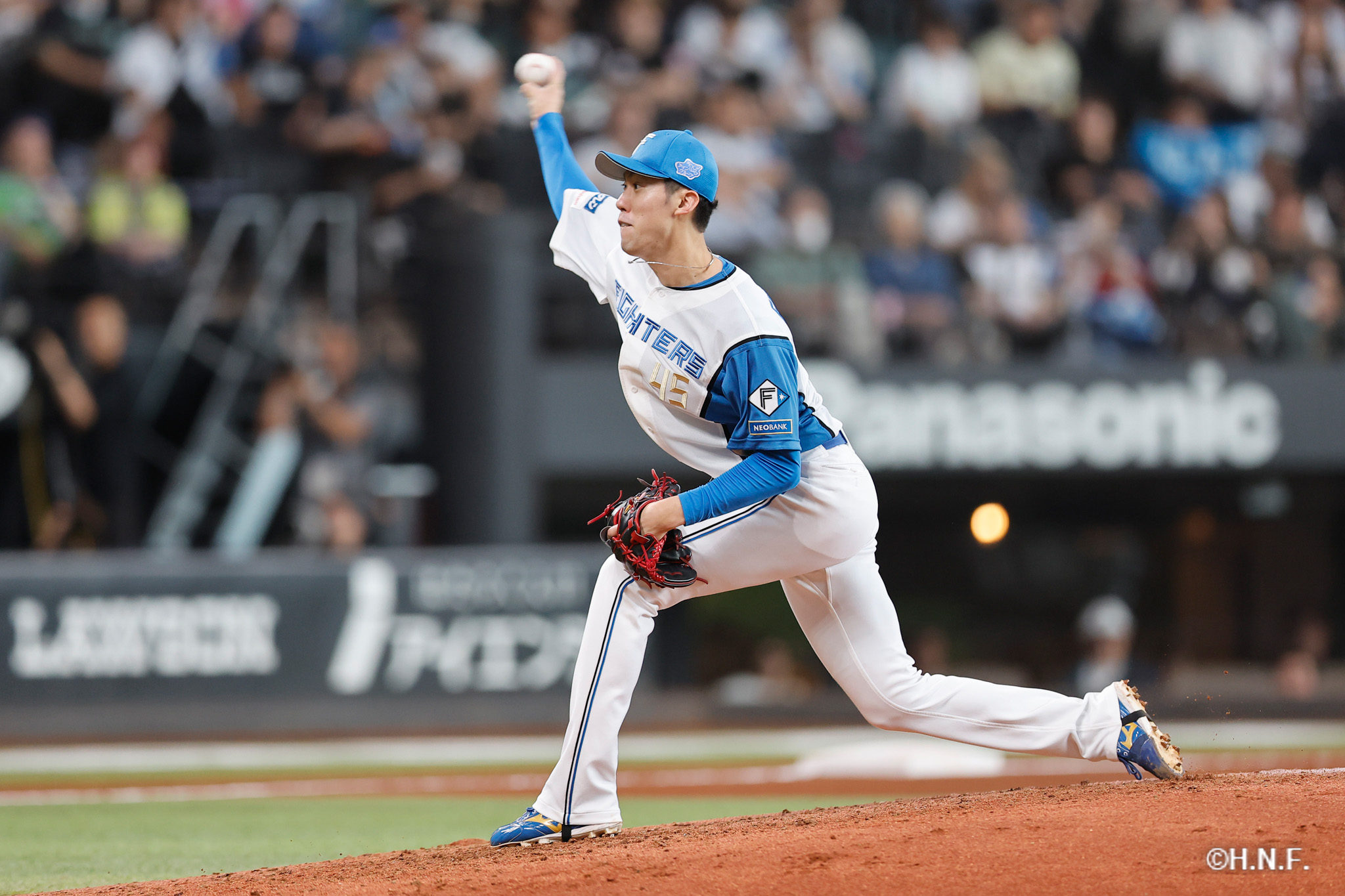 6回裏、福島投手01