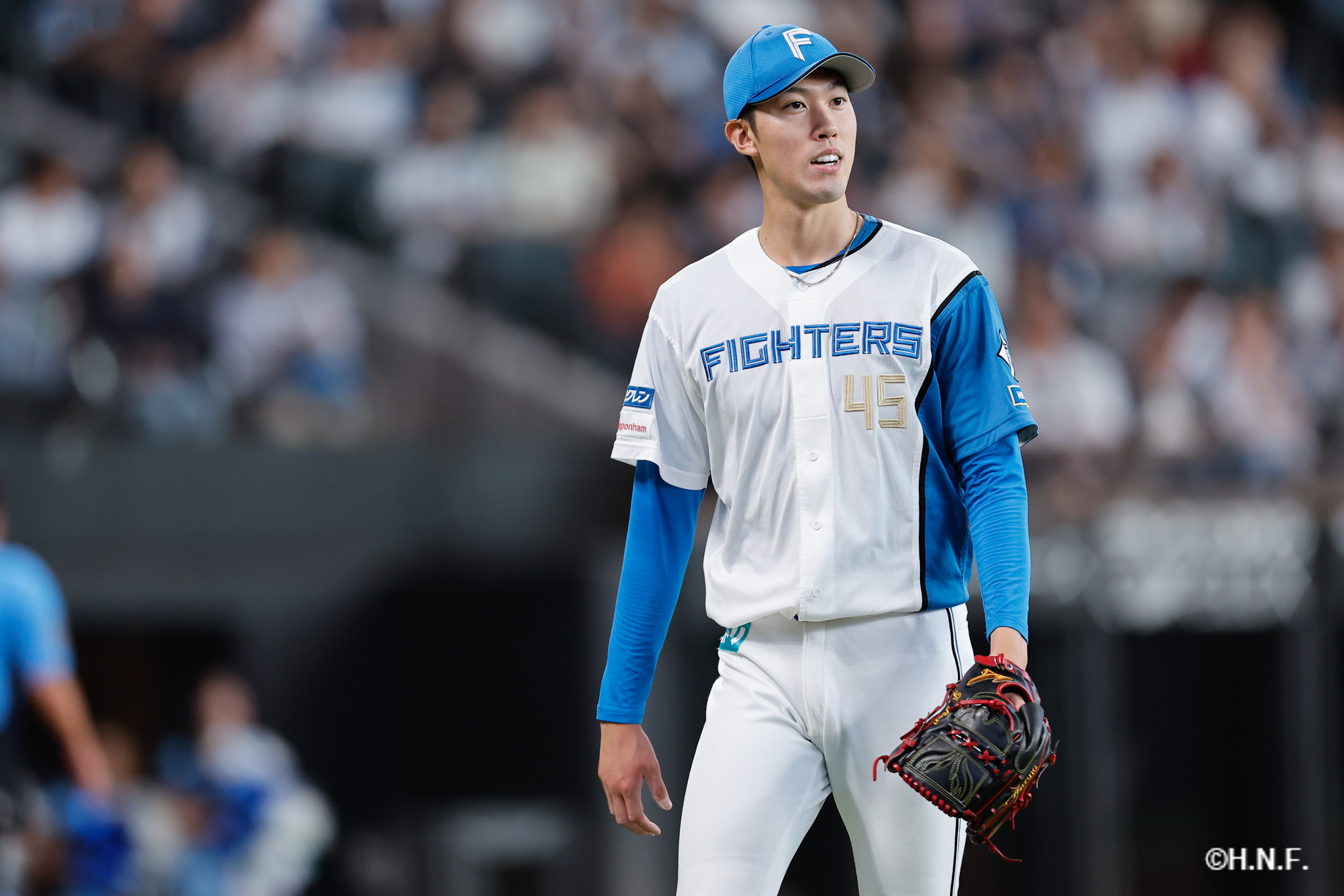 6回裏、福島投手03