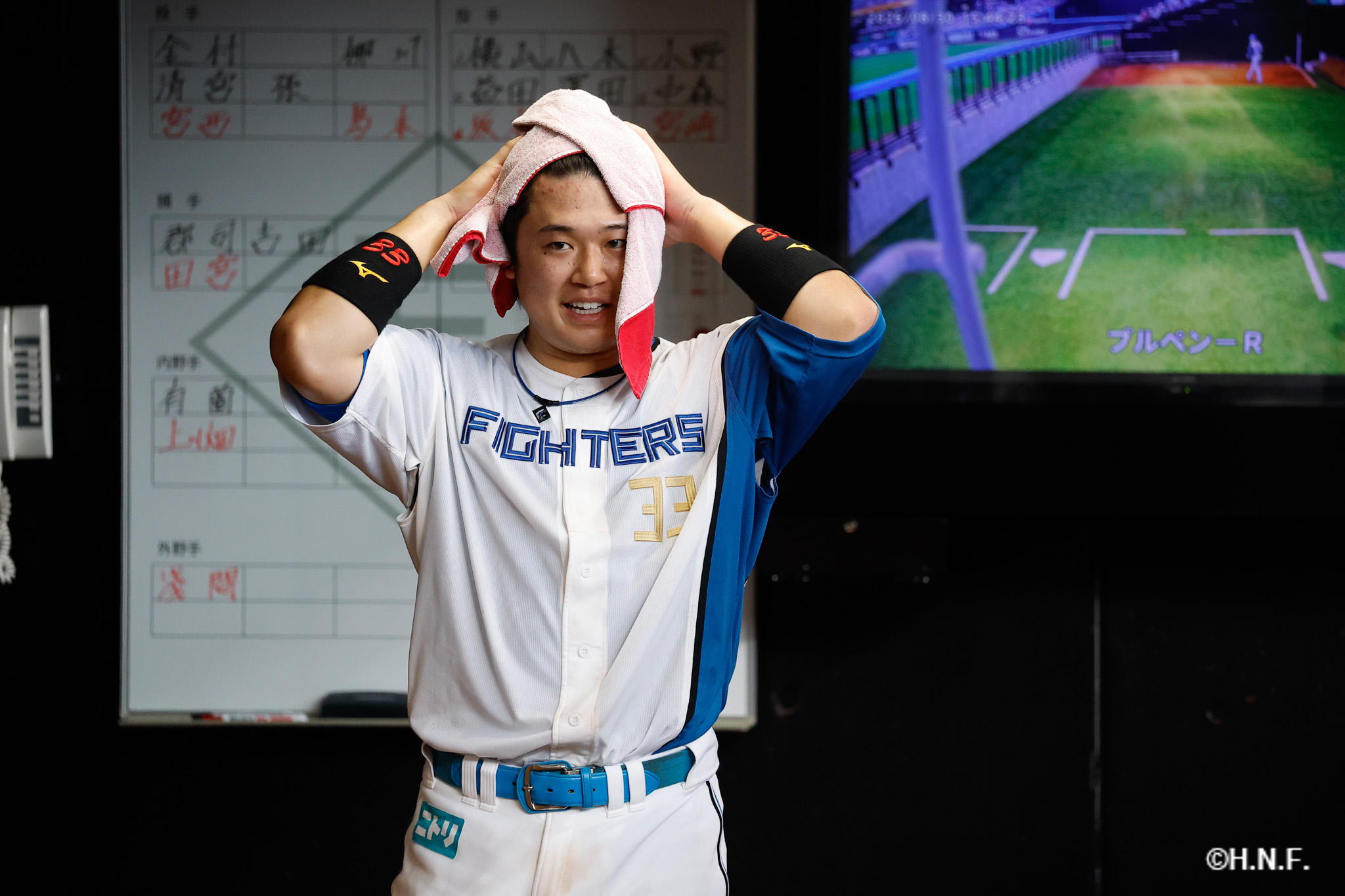 8回裏、進藤選手