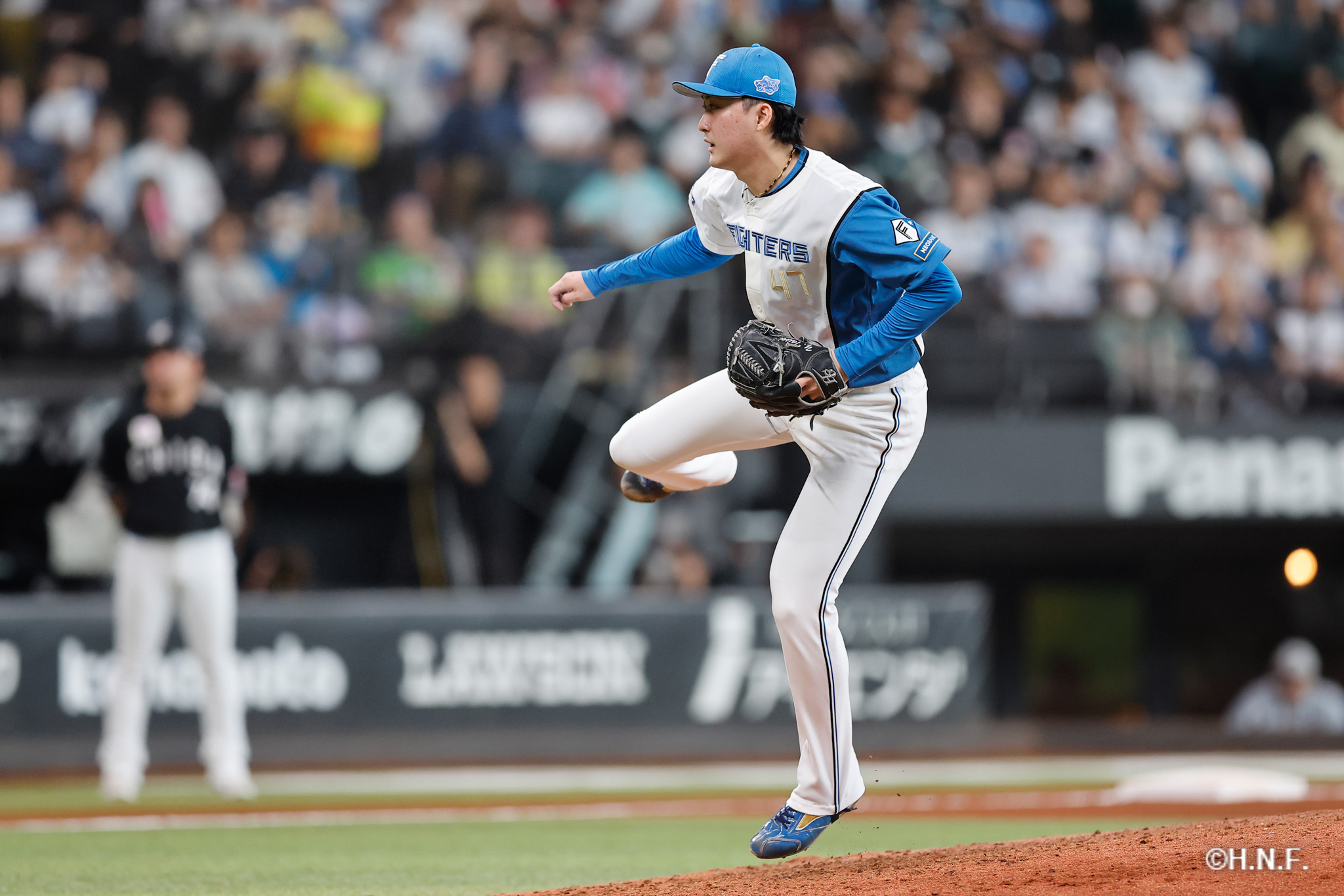 9回表、柳川投手03