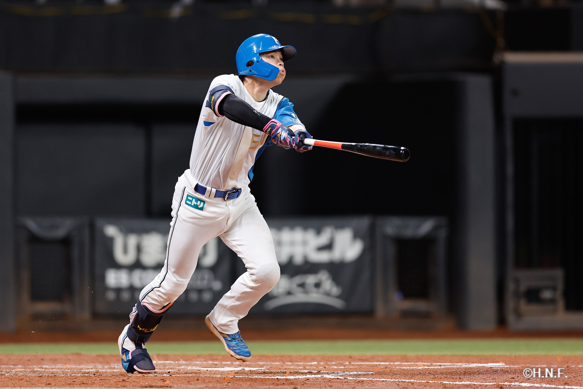 4回裏、田宮選手01