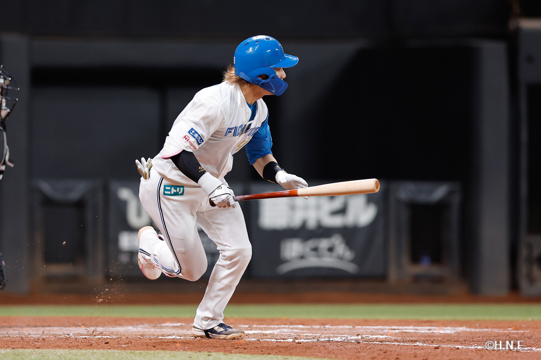 8回裏、水野選手01