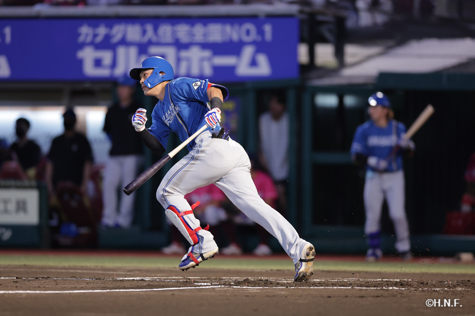 1回表、野村選手01
