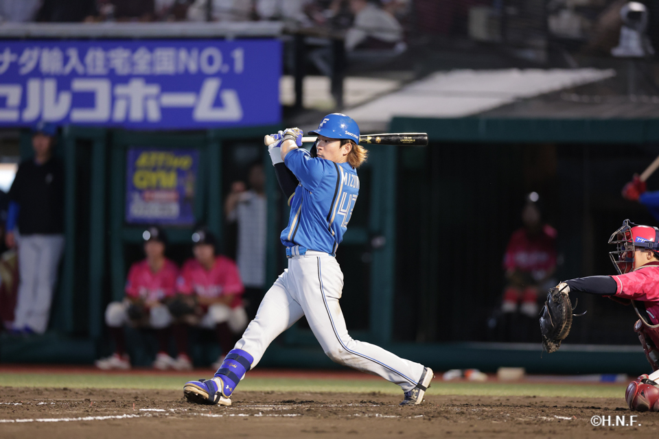 7回表、水野選手