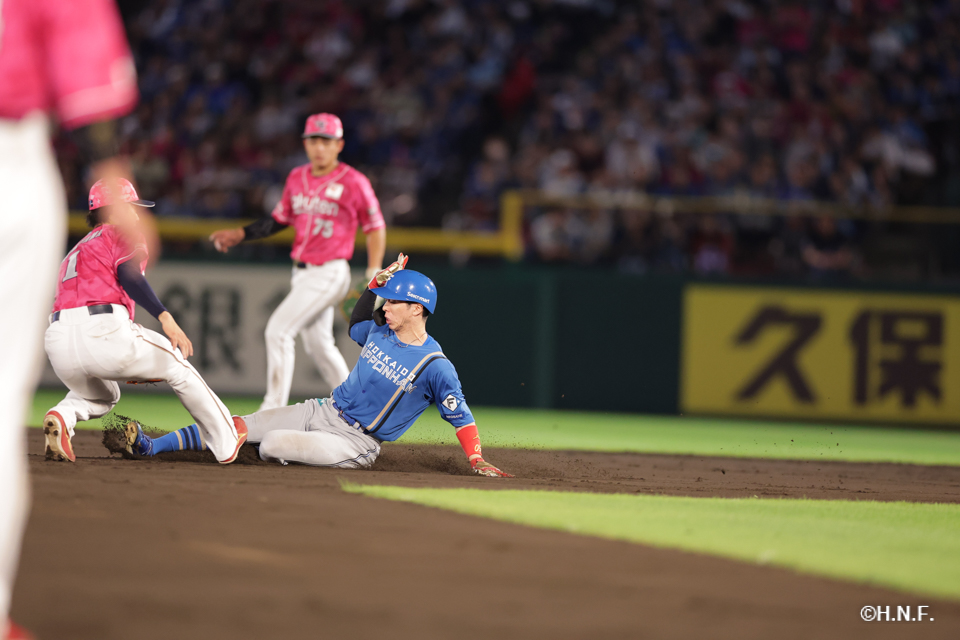 6回表、五十幡選手