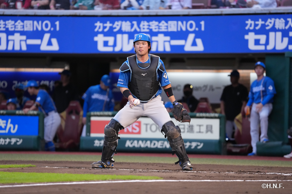 2回裏、進藤選手