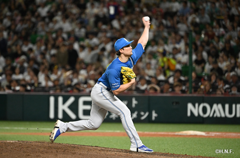 5回裏、上原投手